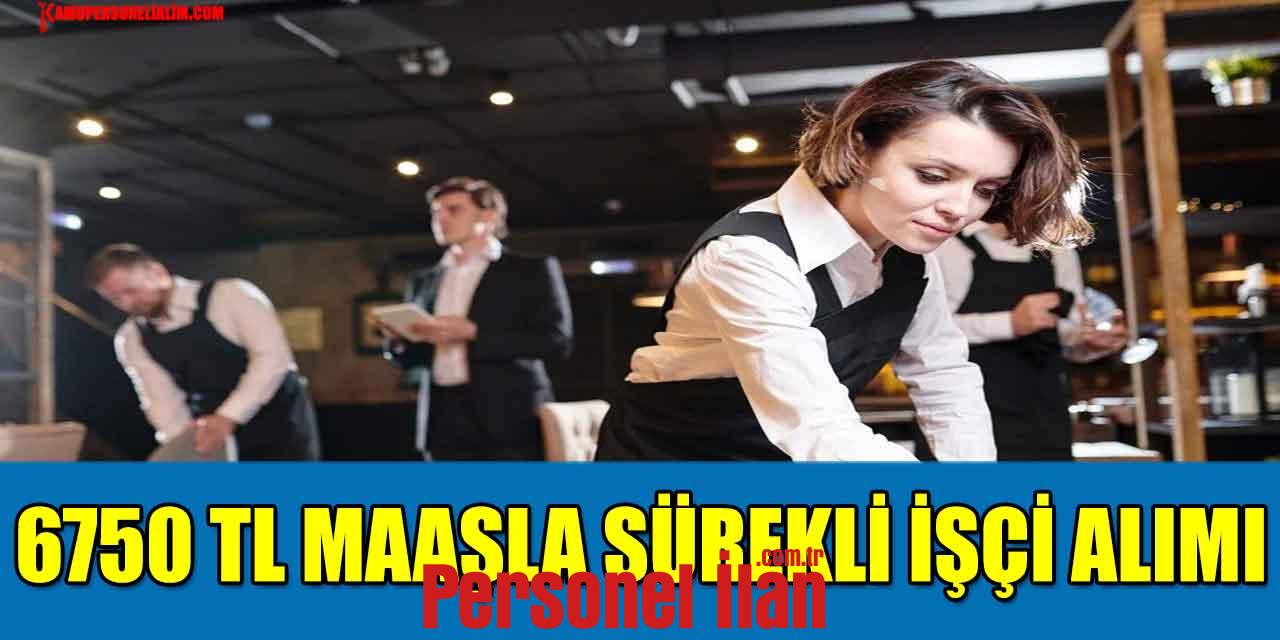 Garson Alımı İş İlanları! Kamu İdaresi Sürekli İşçi Alımı