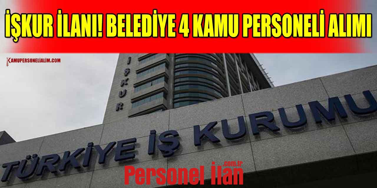 İŞKUR İş İlanları Atabey Belediyesi Veri Girişi Elemanı Ve Kamu İşçisi Alacak