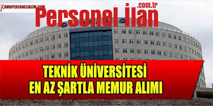 Karadeniz Teknik Üniversitesi Bayan Büro Memuru Alacak