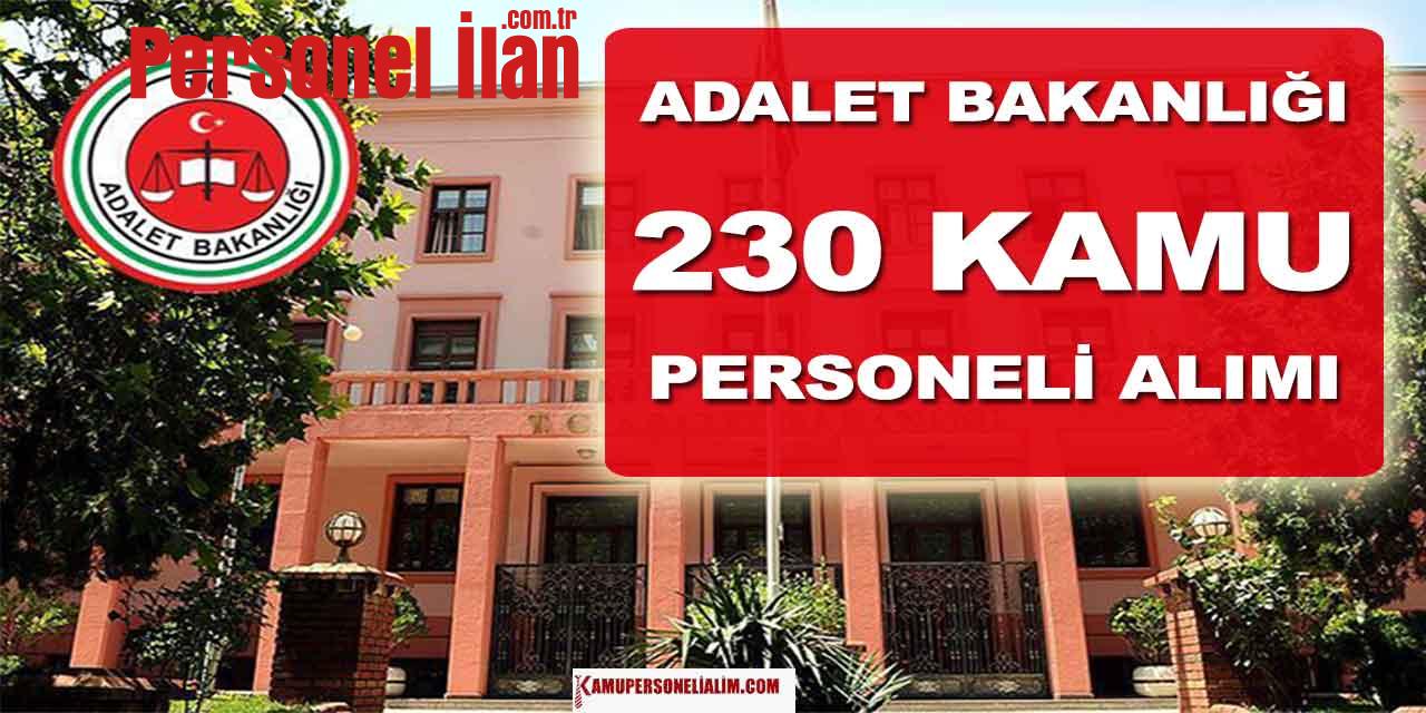Adalet Bakanlığı ve CTE 230 Kamu Personeli Alımı 990 Aday Çağrılacak