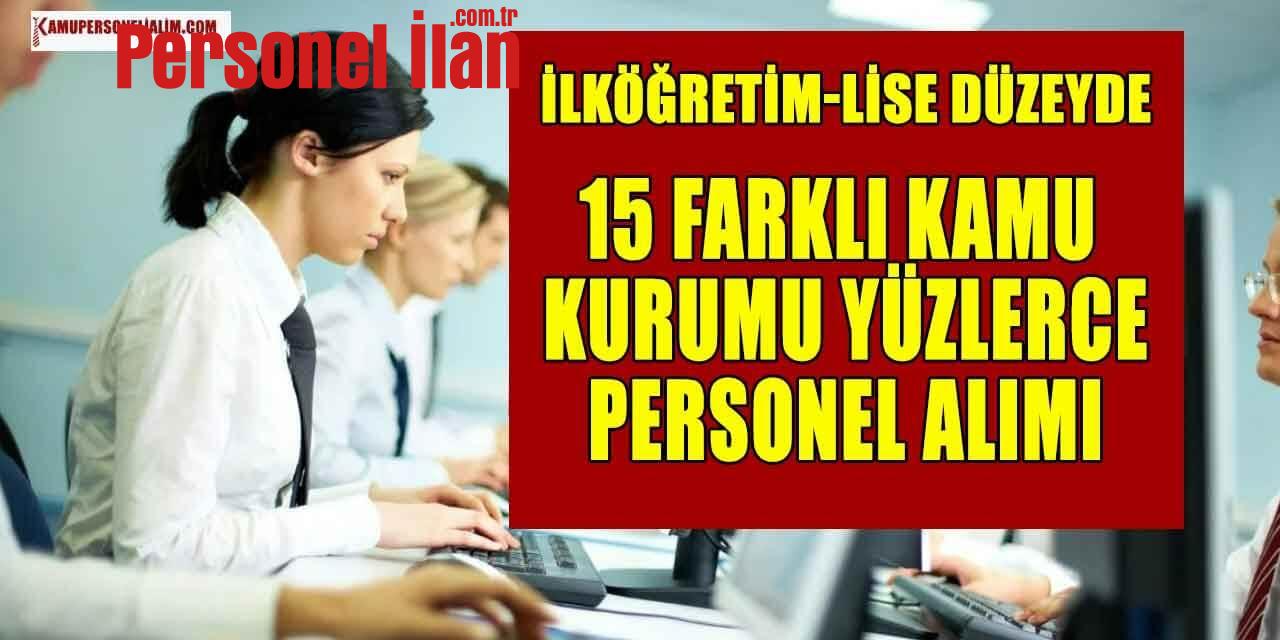 15 Farklı Belediye Yüzlerce Personel Alımı Başvuru Kılavuzları