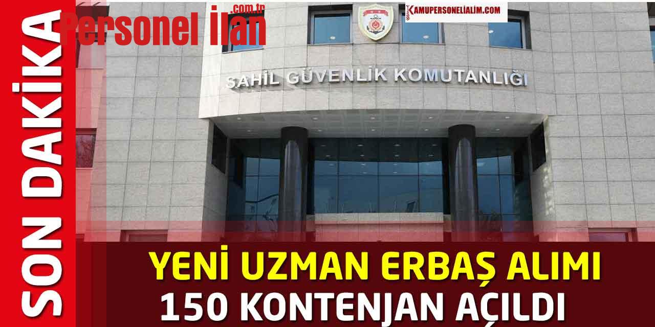 Sahil Güvenlik 150 Yeni Uzman Erbaş Alımı Kılavuzu