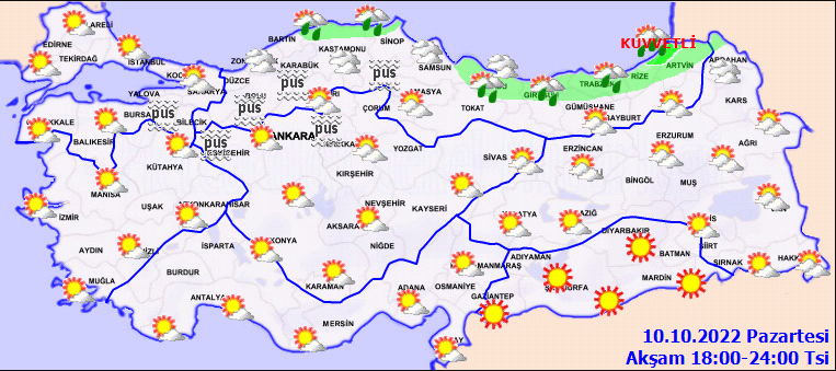 Meteoroloji 6 il için sağanak yağış uyarısında bulundu! İşte rüzgarın etkili olacağı o saatler - Resim : 2