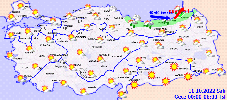 Meteoroloji 6 il için sağanak yağış uyarısında bulundu! İşte rüzgarın etkili olacağı o saatler - Resim : 3