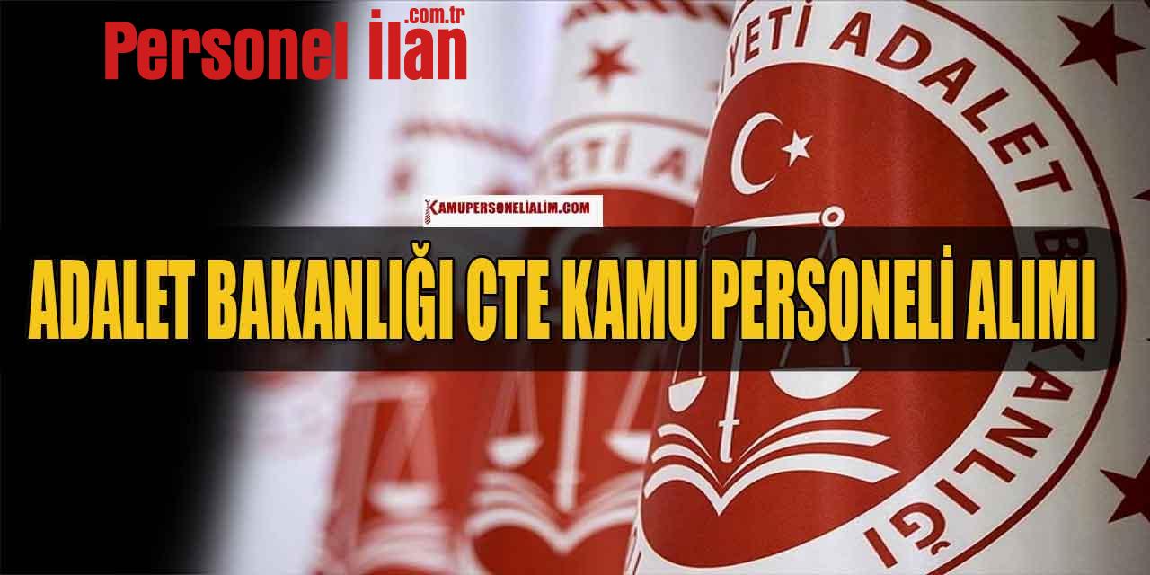 Dikkat! Adalet Bakanlığı 80 Kamu Personeli Alımı Başvuruları Sonuçları