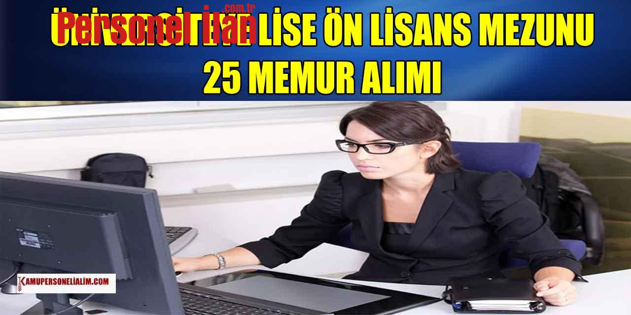 Recep Tayyip Erdoğan Üniversitesi Lise Ön lisans Mezun 25 Güncel Memur Alımı