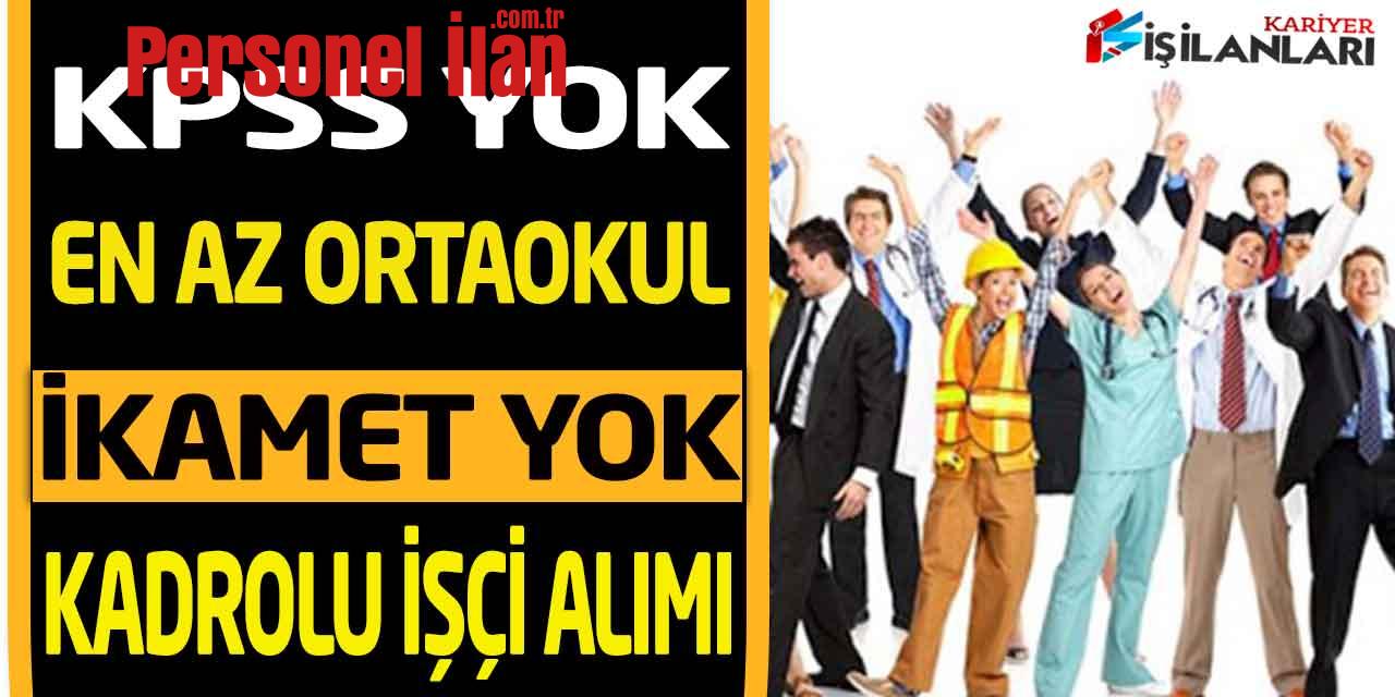 AFSÜ En Az Ortaokul İkamet Yok Kadrolu Muhasebeci İşçi Personel Alımı
