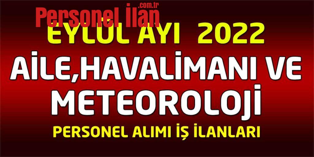 Aile, Havalimanları ve Meteoroloji 10200 TL Maaş Kamu Personel Alım
