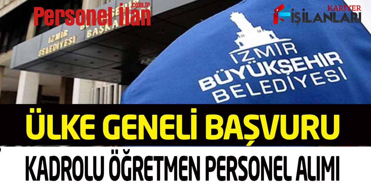 Büyükşehir Belediye 81 İl Başvuru Daimi Kadrolu Kamu Personel Alımı