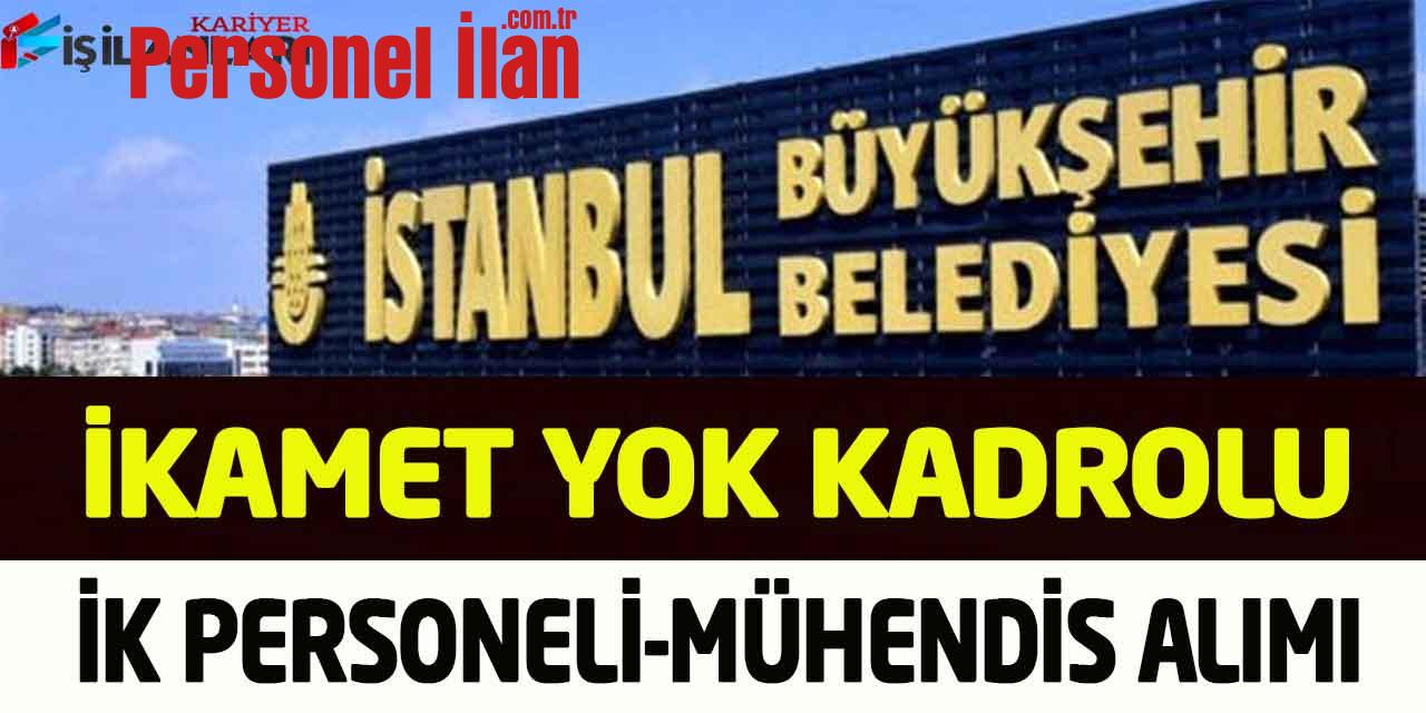 Büyükşehir Belediyesi Daimi Kadro Kamu Personel Alımı İŞKUR 2022