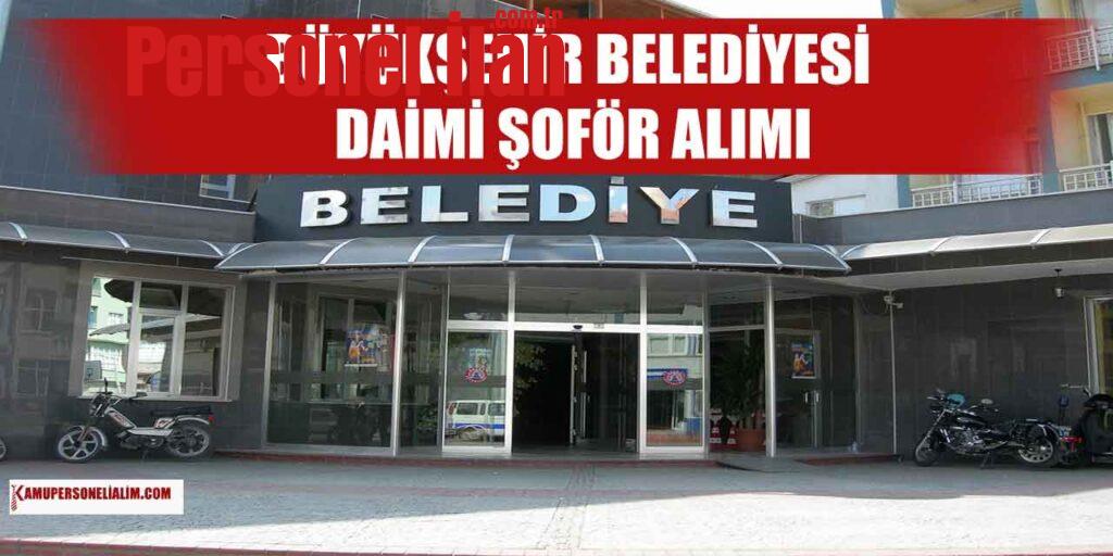 Büyükşehir Belediyesi Daimî Şoför Alımı Başvuru Ekranı Açıldı