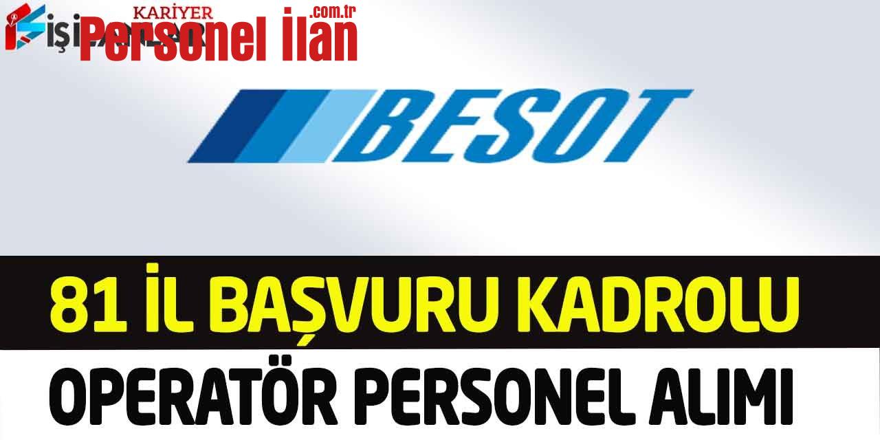 Büyükşehir Daimi Kadrolu Operatör Alımı İkamet Yok Lise-Önlisans
