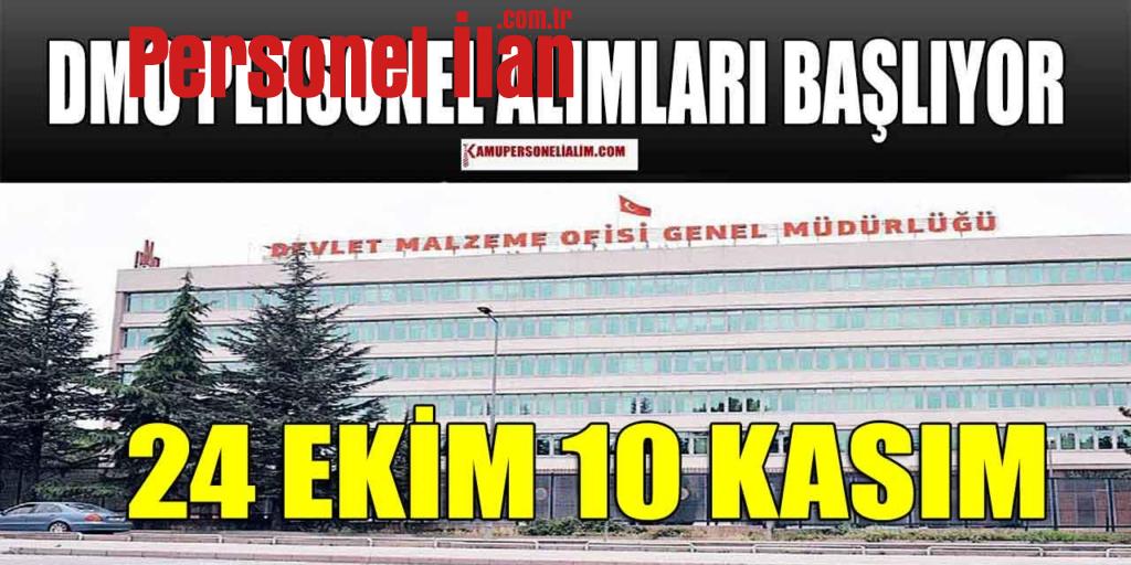 DMO Devlet Memuru Alımı 24 Ekim’de Başlıyor