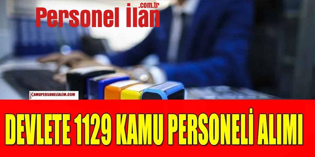 Devlet 1129 Kamu Personeli Alımı İş İlanları