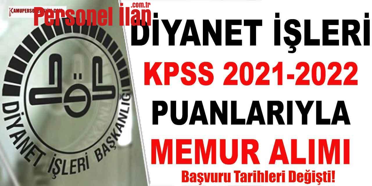 Diyanet İşleri Bakanlığı Kamu Personeli Alımı Tarihleri Değişti!