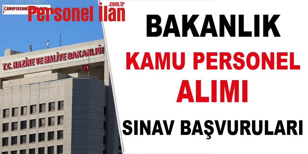 Hazine ve Maliye Bakanlığı 70 Kamu Personeli Alacak! (İç Denetçi)
