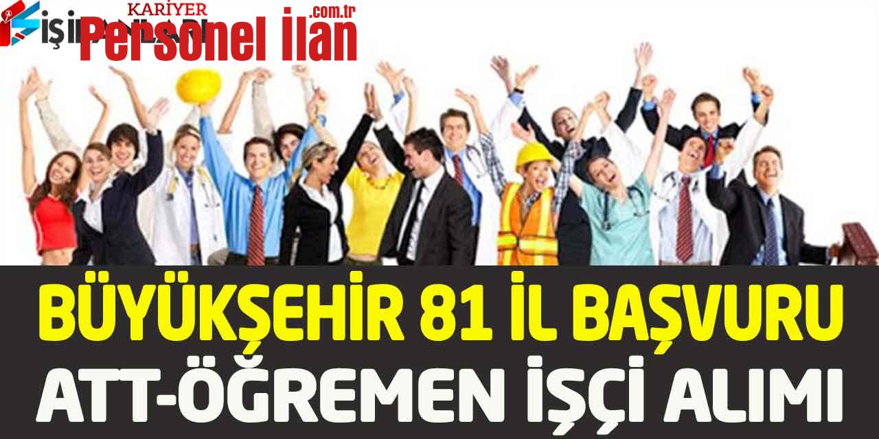 İBB 50 Yaş Sınır En Az Lise ATT-Öğretmen Personel Alımı İkamet Yok