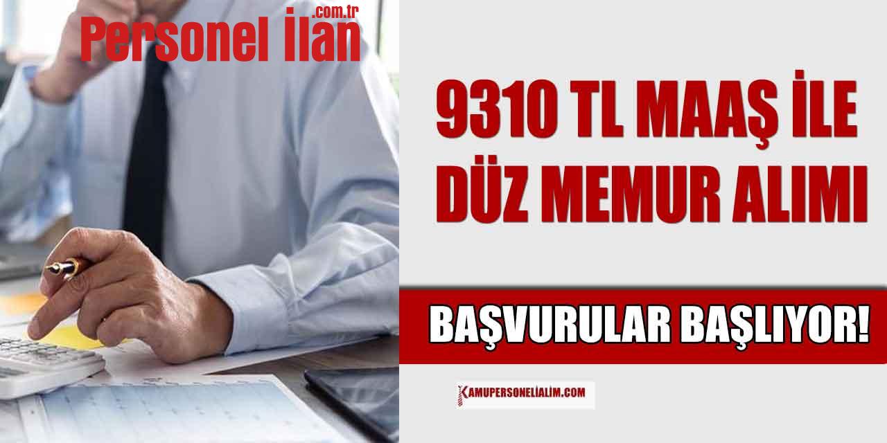 Kamu Belediyesi 9310 TL Maaş Düz Memur Alımı Başvuruları Başlıyor