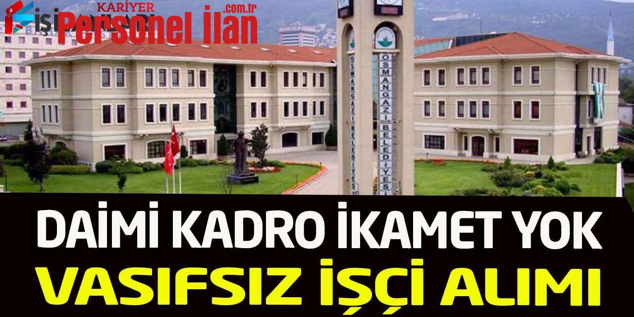 Kamu Kurumu Daimi Kadroda Çöp Personeli Alımı Eğitim-İkamet Yok