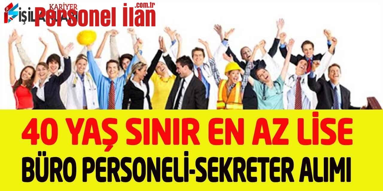 Kamu Kurumu En Az Lise Yönetici Asistanı Büro Personeli Alımı