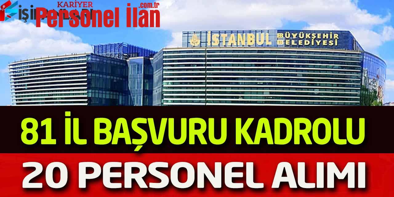 Metro İstanbul 81 İl Başvuru Kadrolu 20 Bakım Personeli Alımı