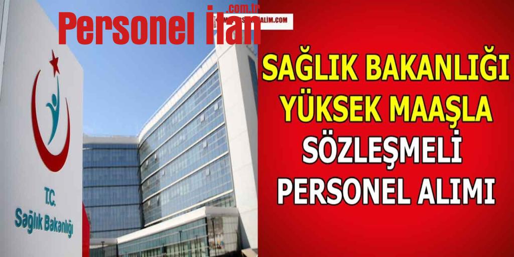 Sağlık Bakanlığı Ankara 17 Sözleşmeli Kamu Personel Alımı