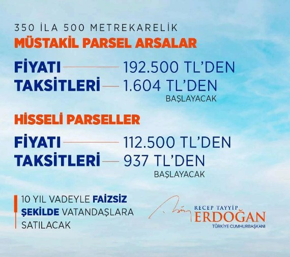 TOKİ arsa projesinde ikamet gelişmesi! Arsa taksit fiyatları, satışı olan iller hemen inceleyin