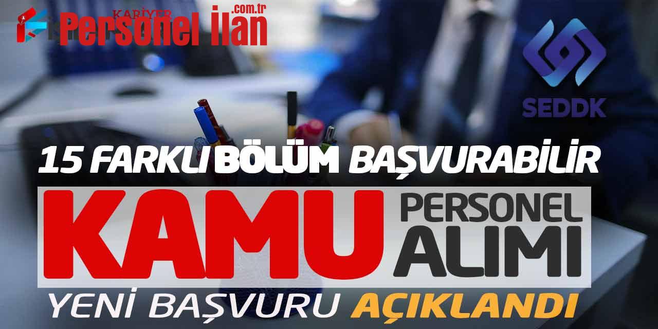 15 Farklı Bölüm Başvurabilir! Yeni Kamu Personel Alımı Açıklandı