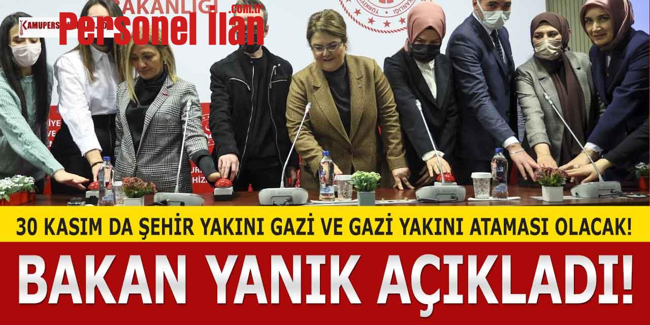 Aile Bakanlığı 600 Kamu Personel Atayacak (Şehit ve Gazi Yakını)