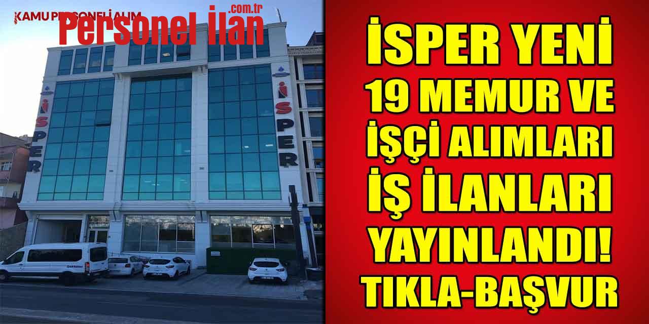 İSPER 19 hasta kayıt kabul görevlisi alacak