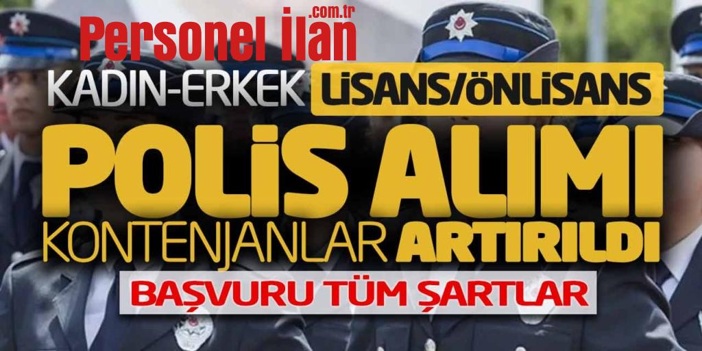 29. Dönem POMEM Polis Memuru Alımı Kontenjanları Artırıldı! Başvuru Tüm Şartlar