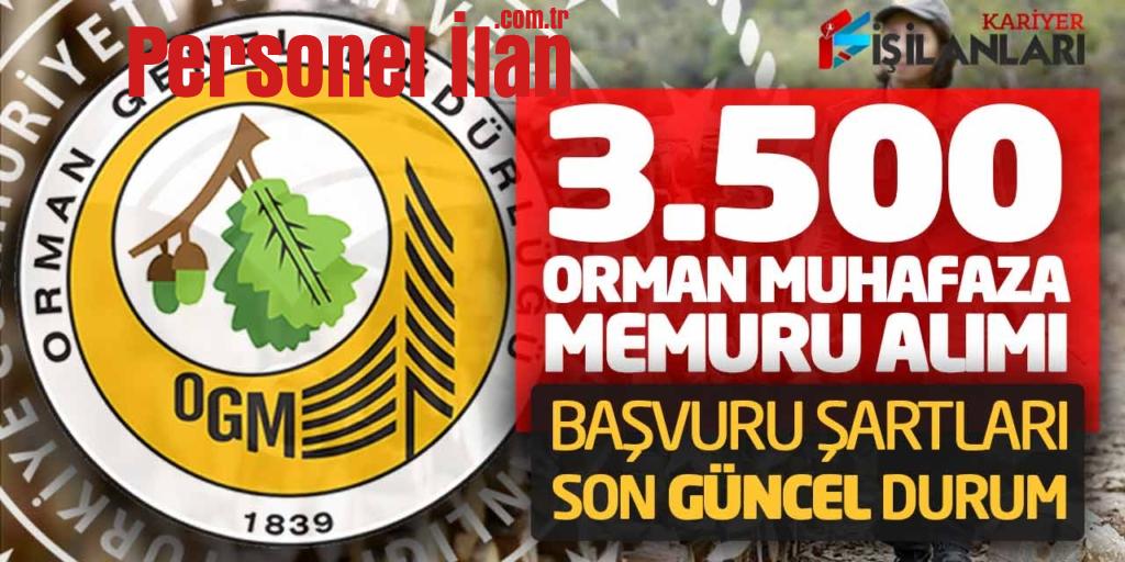3 Bin 500 Orman Muhafaza Memuru Alımı! Başvuru Şartları Son Güncel Durum