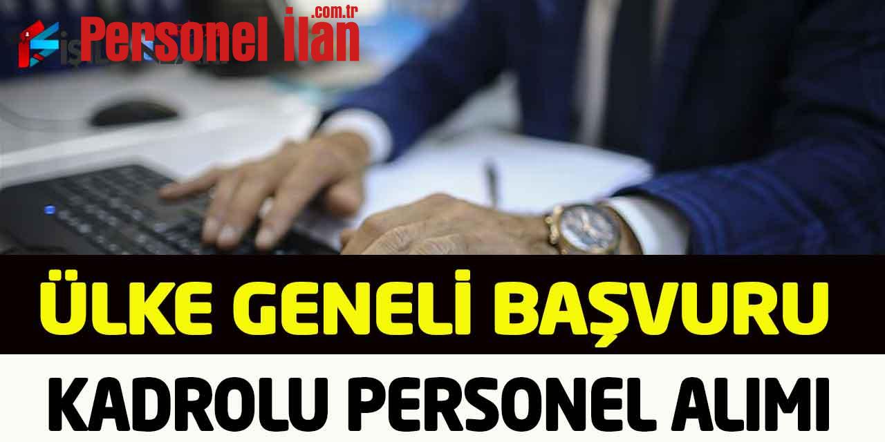 Belediye Ülke Geneli Başvuru Kadrolu Teknik Veri Giriş Personeli Alımı