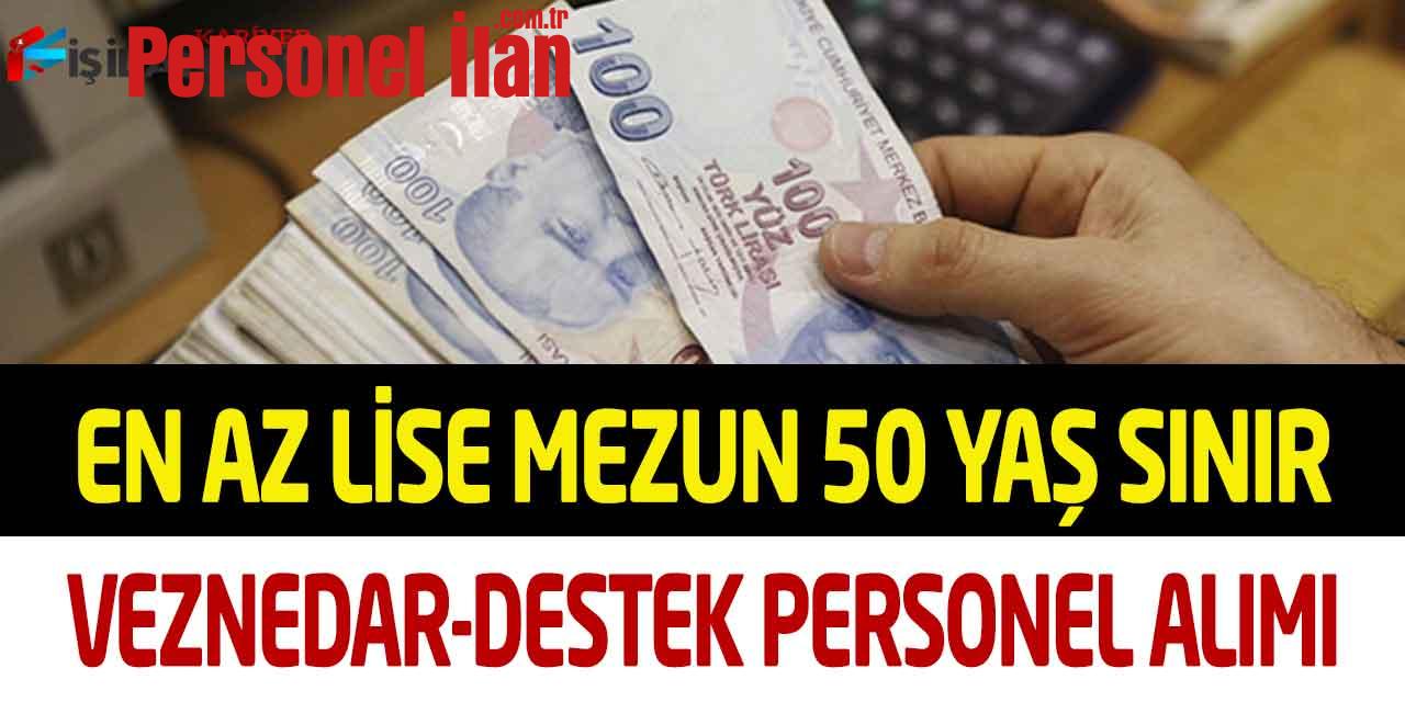 Büyükşehir 50 Yaş Sınır Kadrolu Veznedar-Destek Personeli Alımı