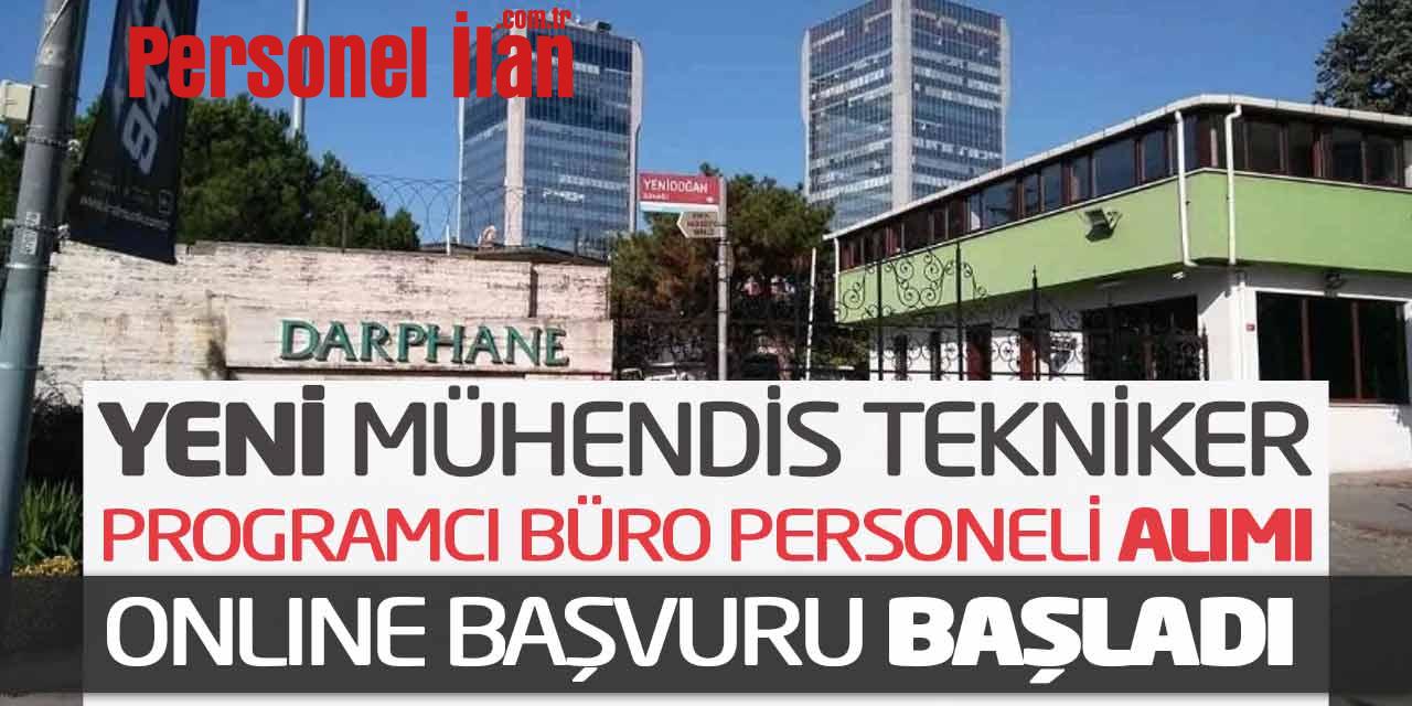 Darphane Yeni Mühendis Tekniker Programcı Büro Personeli Alımı Online Başvuru