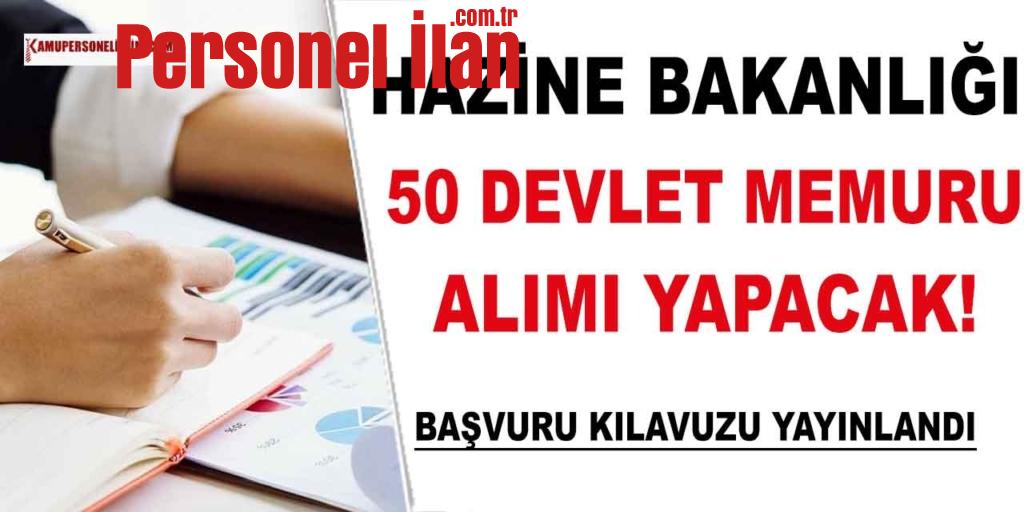 Hazine ve Maliye 2021-2022 KPSS ile 50 Devlet Memur Alımı