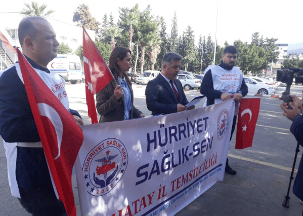 Hürriyet Sağlık-Sen, Sendikalarına Üye Olmak İsteyen Sağlık Çalışanına Uygulanan Mobbinge Tepki Gösterdi