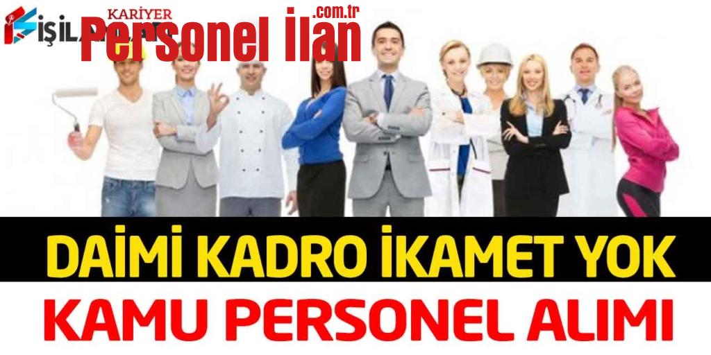 İSPER En Az Lise Mezunu İkamet Şartsız Kadrolu Kamu Personel Alımı