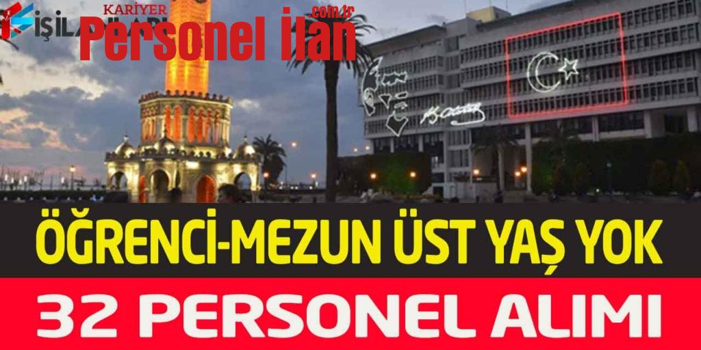 İzmir İZFAŞ İkamet Yok Öğrenci/Mezun 32 Kamu Personeli Alımı