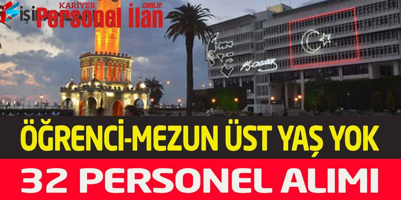 İzmir İZFAŞ İkamet Yok Öğrenci/Mezun 32 Kamu Personeli Alımı
