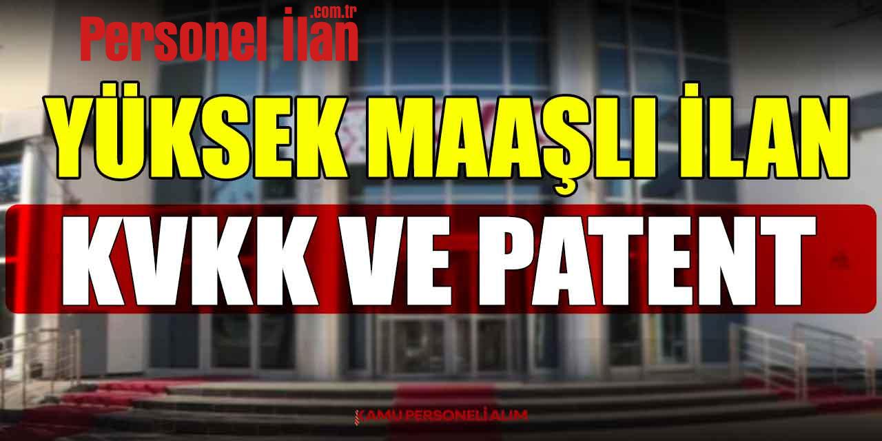 KVVK ve Patent Kurumu 19 Uzman Yardımcısı Personel Alımı