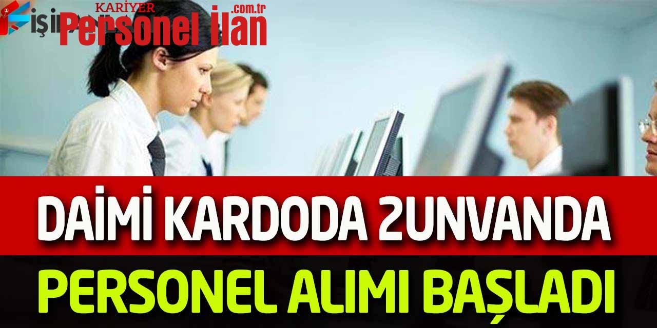 Kamu Kurumu Daimi Kadro Büro ve Öğretim Görevlisi Alımı Güncel İlan