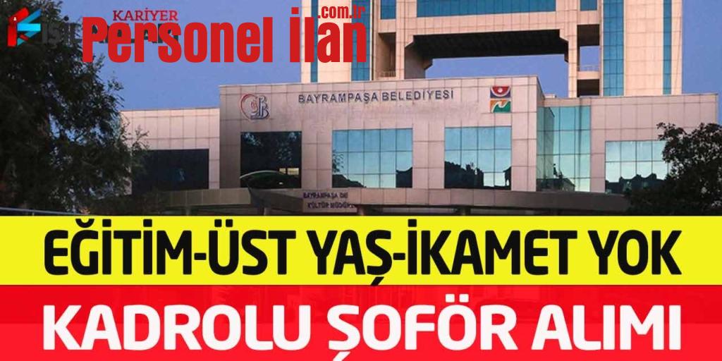 Kamu Kurumu Eğitim-Üst Yaş-İkamet Yok Kadrolu Şoför Personel Alımı