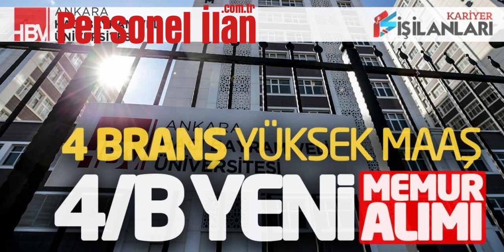 Kamuya 4 Branşta Yüksek Maaşlarla Sözleşmeli Yeni Memur Alımı Açıklandı