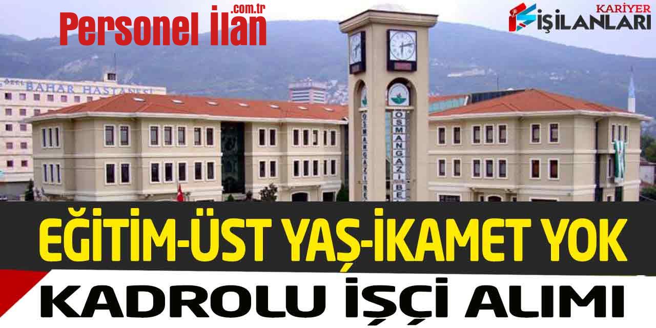 Kamuya Eğitim-Üst Yaş-İkamet Yok Daimi Kadroda Kamu Personeli Alımı