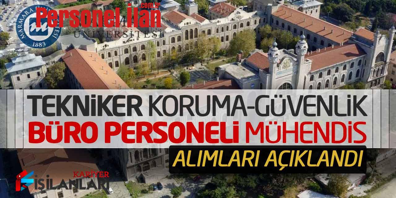 Kamuya Yeni Tekniker Koruma Güvenlik Büro Personeli Mühendis Alımı Açıklandı
