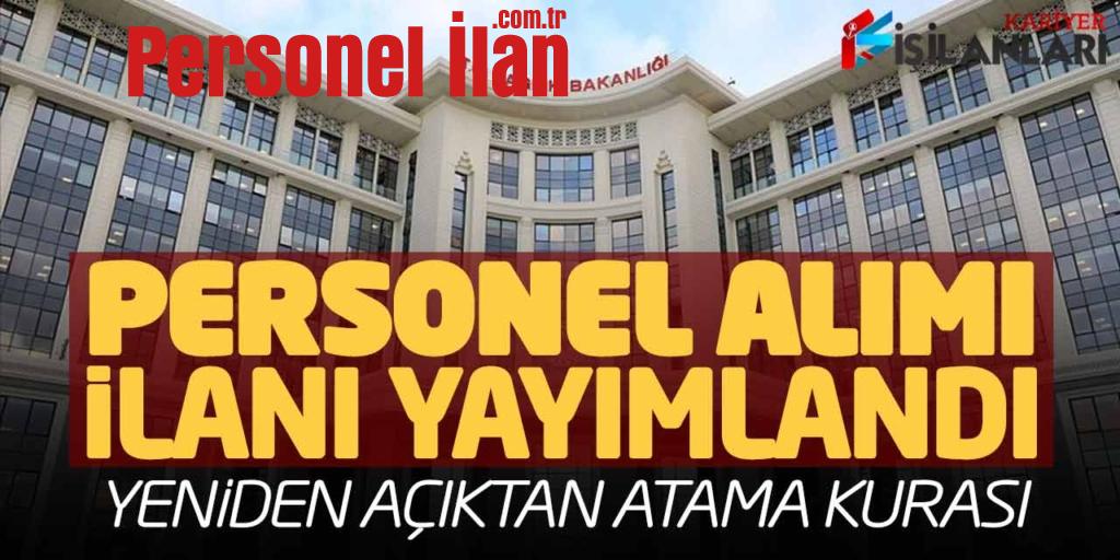 Sağlık Bakanlığı Personel Alımı İlanı Yayımlandı! Yeniden Açıktan Atama Kurası