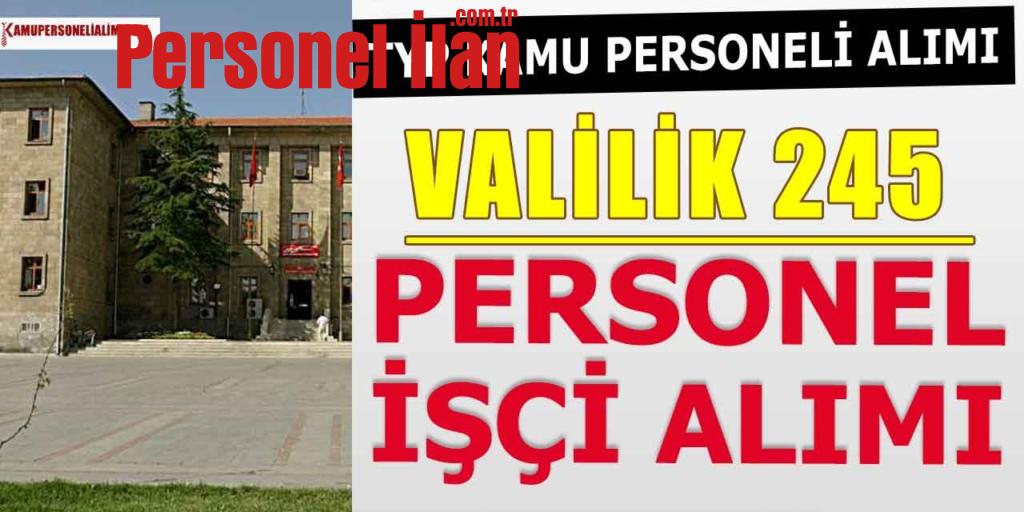 TYP Personel Alımı Kamu İlanı! İl ve İlçe 245 İşçi Alımı