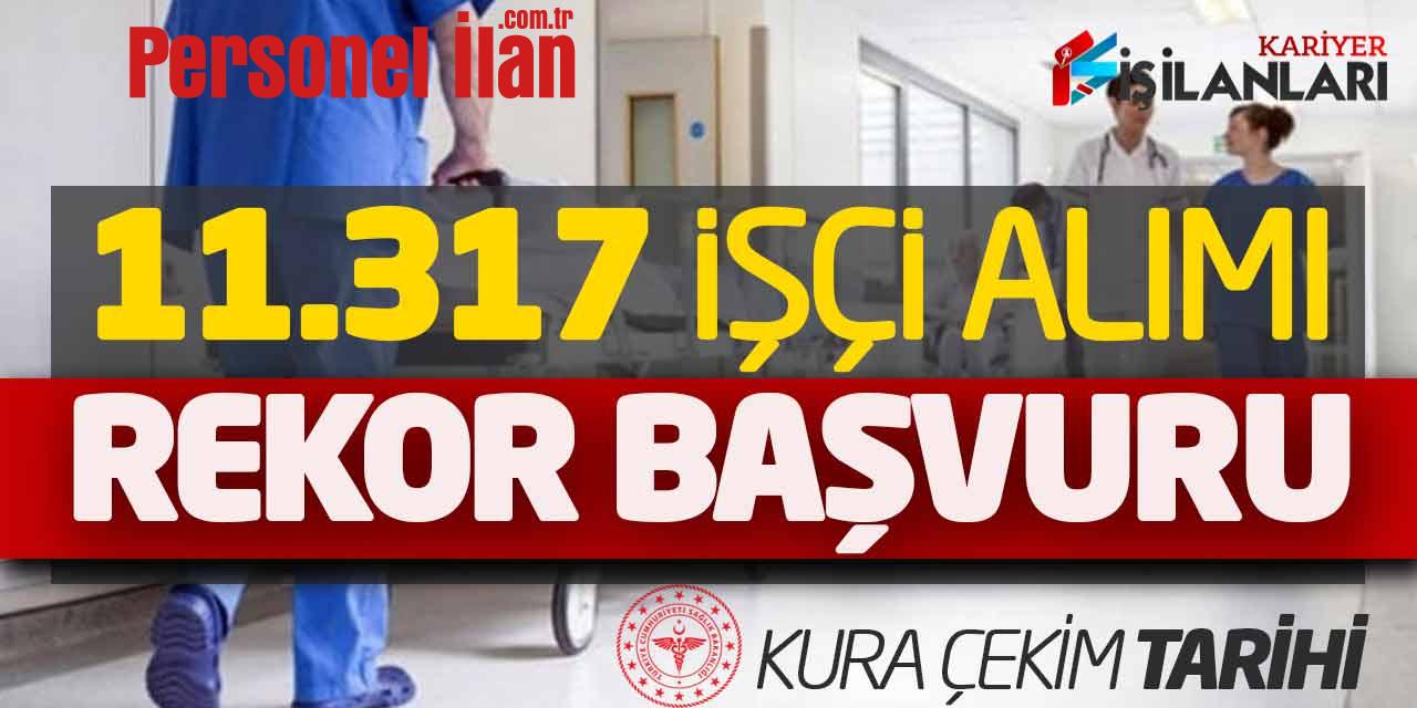 11.317 Sağlık İşçisi Alımına Rekor Başvuru Yapıldı! Kura Çekim Tarihi