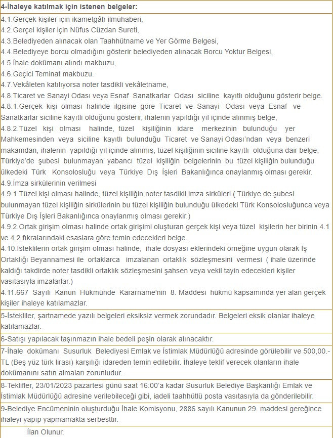 Balıkesir'de arsa sahibi olmak isteyenler dikkat! Susurluk Belediyesi arsa satışı ilanları yayımladı - Resim : 2